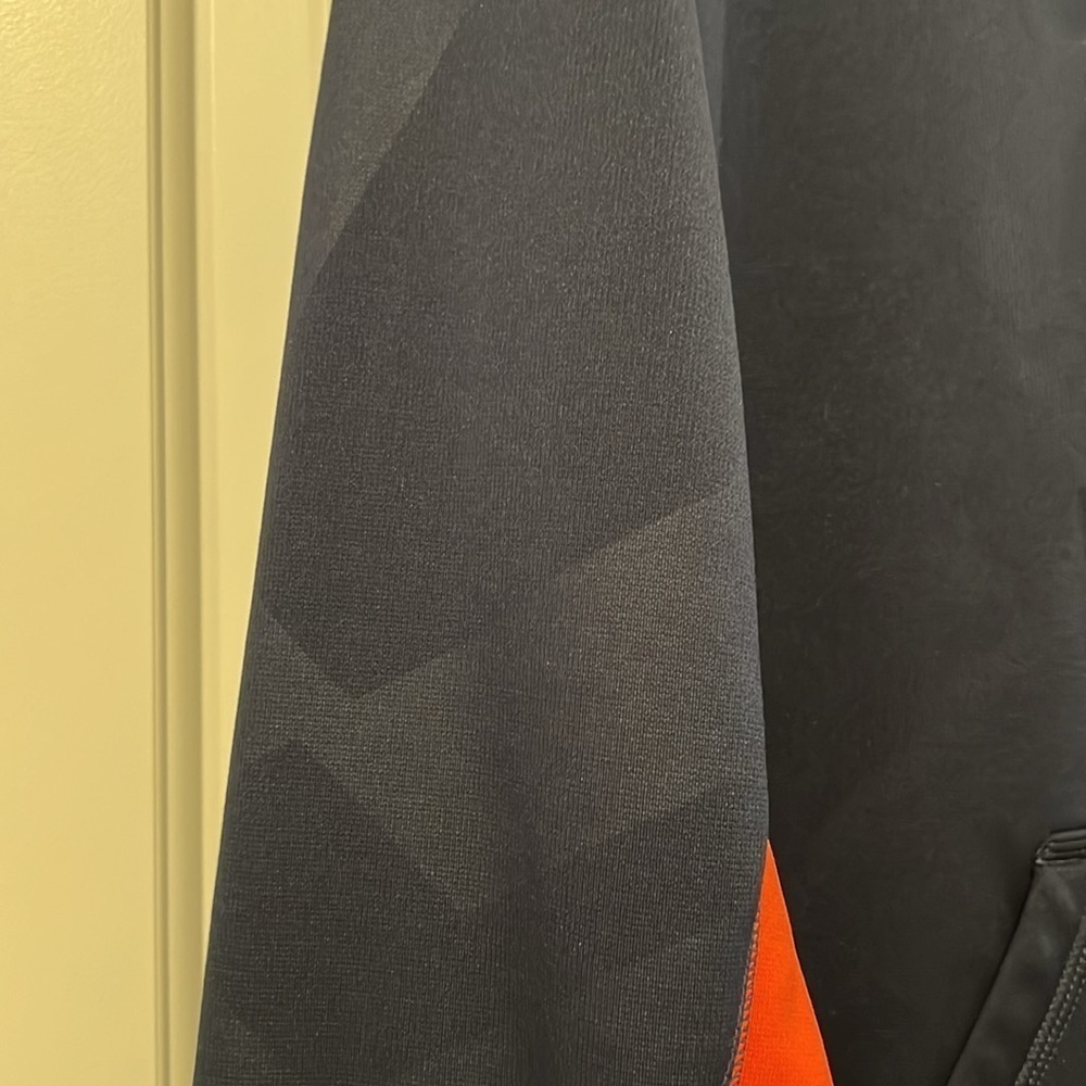 Chicago Bears Nike Therma Fit Full Zip Hooded Jacket Blue Orange Size L - Picture 4 of 11